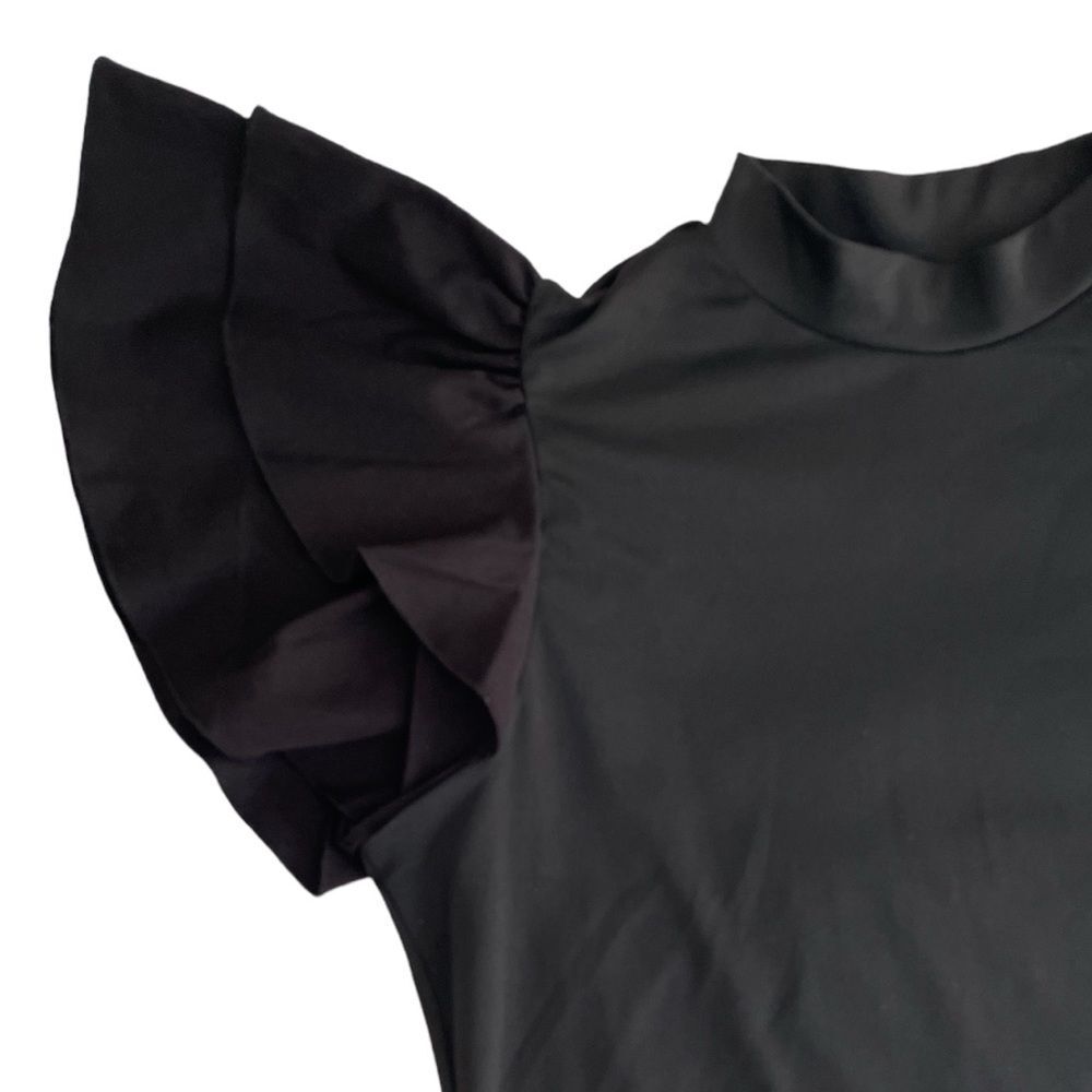 3 piece Shein set: with 2 sleeveless tops and 1 ruffle sleeve body suit Sz XL - Picture 8 of 9